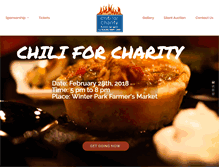 Tablet Screenshot of chiliforcharity.org